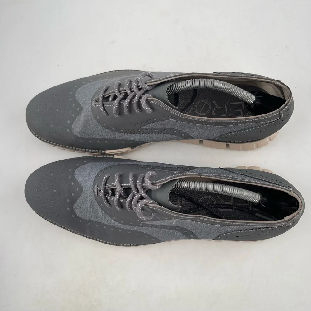 Cole Haan Men’s Zerogrand Embrostitch - SZ 12 M - Blue Wingtip Oxford Sneaker